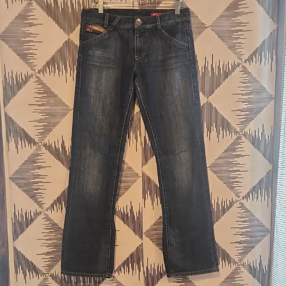 Miss Sixty Denim - Miss Sixty Dark Blue Straight Leg Jeans